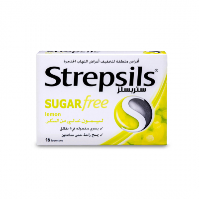 shop now Strepsils [Sugar Free] Lozenges 16'S  Available at Online  Pharmacy Qatar Doha 