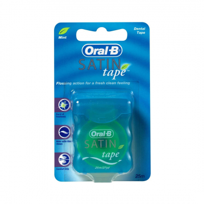 shop now Oral B Satin/Floss 25M  Available at Online  Pharmacy Qatar Doha 