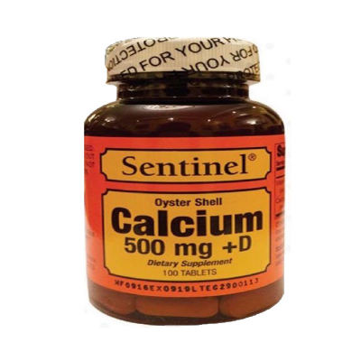 shop now Calcium 500Mg Tablet 100'S [Sentinel]  Available at Online  Pharmacy Qatar Doha 