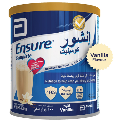 shop now Ensure Com/Balance Powder Vanilla 400Gm  Available at Online  Pharmacy Qatar Doha 