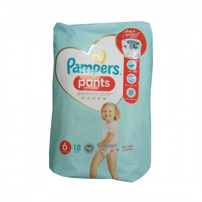 shop now PAMPERS PC PANTS S6(16-20)KG 18'S  Available at Online  Pharmacy Qatar Doha 