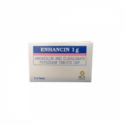 shop now Enhancin (1 Gm) Tablet 12'S  Available at Online  Pharmacy Qatar Doha 