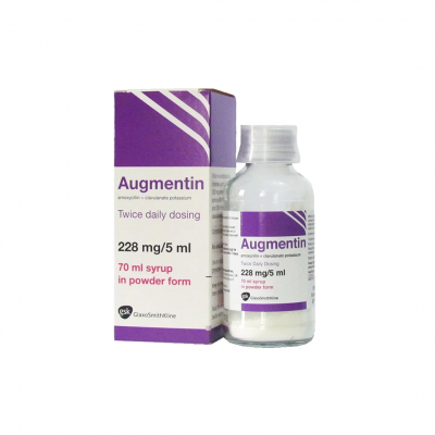 shop now Augmentin [228 Mg/5 Ml] Syrup 70Ml  Available at Online  Pharmacy Qatar Doha 