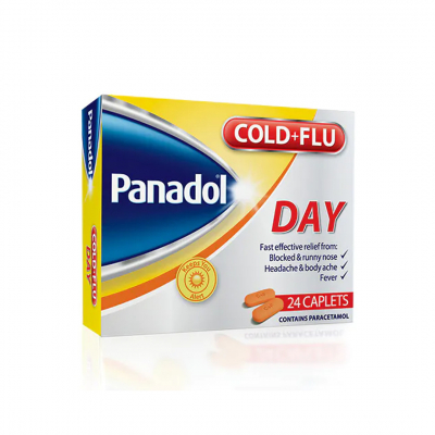 shop now Panadol Cold & Flu [Day] Tablets 24'S  Available at Online  Pharmacy Qatar Doha 