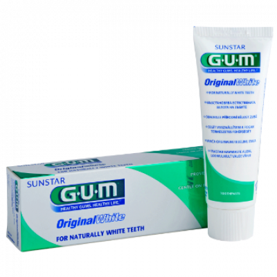 shop now Gum Original White T/Paste 75Ml  Available at Online  Pharmacy Qatar Doha 