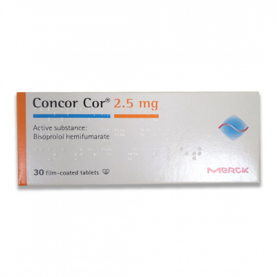 shop now Concor [2.5Mg] Tablet 30'S  Available at Online  Pharmacy Qatar Doha 