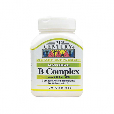 shop now B-Complex [With C] Caplets 100'S 21St  Available at Online  Pharmacy Qatar Doha 
