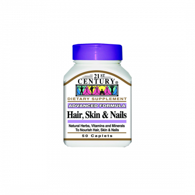 shop now Hair Skin & Nails Caplets 50'S 21St  Available at Online  Pharmacy Qatar Doha 