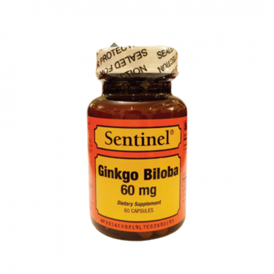 shop now Ginkgo Biliba [60Mg] Capsule 60'S Sentinal  Available at Online  Pharmacy Qatar Doha 