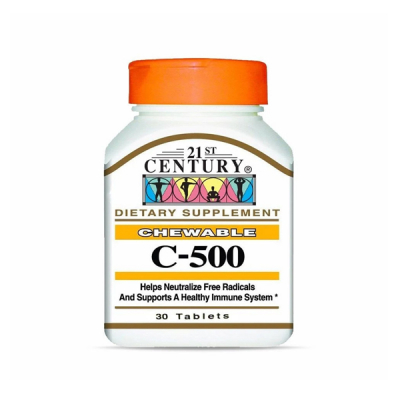 shop now Vitamin [C-500Mg] Chewable Tablets 30'S 21St  Available at Online  Pharmacy Qatar Doha 