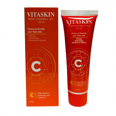 shop now Vitaskin Vitamin C Cream 50Ml-Femigiene  Available at Online  Pharmacy Qatar Doha 