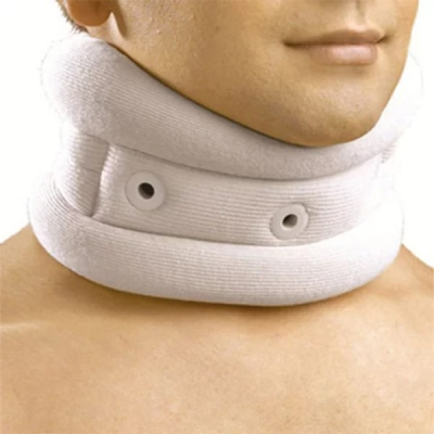 shop now Cervical Collar Soft Silver - Dyna  Available at Online  Pharmacy Qatar Doha 