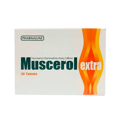 shop now Muscerol Extra Tablets 20'S  Available at Online  Pharmacy Qatar Doha 
