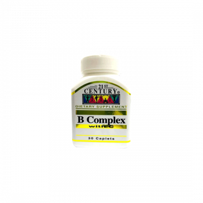 shop now B Complex With Vitamin C 30;S-21St Century  Available at Online  Pharmacy Qatar Doha 