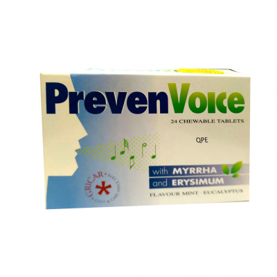 shop now Preven Voice Chewable Tablets 24'S  Available at Online  Pharmacy Qatar Doha 
