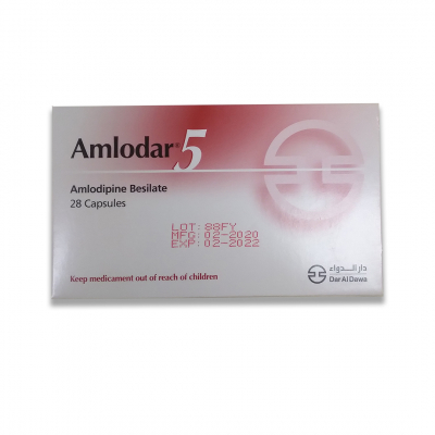 shop now Amlodar [5Mg] Capsules 28'S  Available at Online  Pharmacy Qatar Doha 