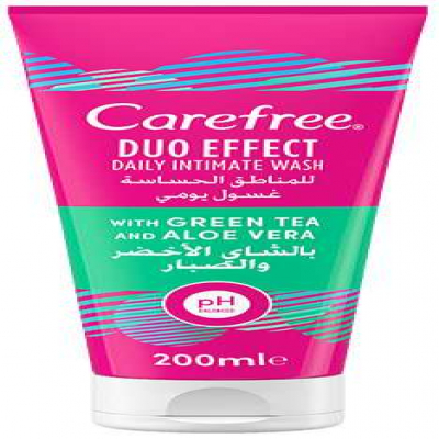 shop now Carefree Intimate Wash - Aloe 200Ml  Available at Online  Pharmacy Qatar Doha 