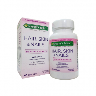 shop now Hair Skin & Nails Caplets 60'S - Nb  Available at Online  Pharmacy Qatar Doha 