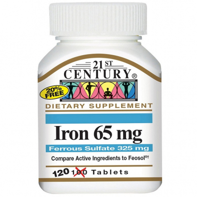 shop now Iron [65Mg] Tablets 120'S 21St  Available at Online  Pharmacy Qatar Doha 