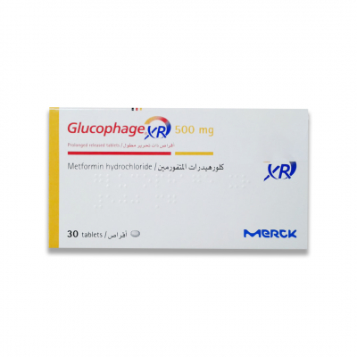 shop now Glucophage Xr [500Mg] Tablets 30'S  Available at Online  Pharmacy Qatar Doha 