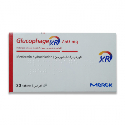 shop now Glucophage Xr [750Mg] Tablets 30'S  Available at Online  Pharmacy Qatar Doha 