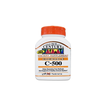 shop now Vitamin [C-500Mg] Chewable Tablets 110'S 21St  Available at Online  Pharmacy Qatar Doha 