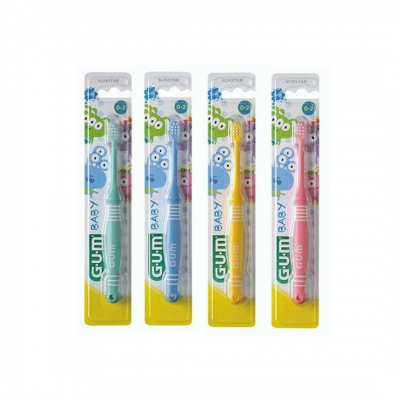 shop now Gum Baby [0-2] Tooth Brush 1'S #213  Available at Online  Pharmacy Qatar Doha 