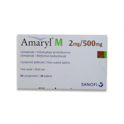 shop now Amaryl-M [2Mg/500Mg] Tablets 30'S  Available at Online  Pharmacy Qatar Doha 