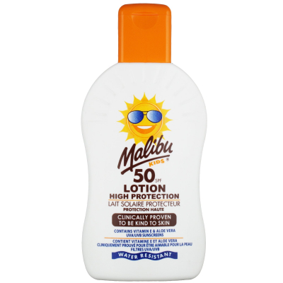 shop now Malibu Kids [Spf-50] Protection Lotion 200Ml  Available at Online  Pharmacy Qatar Doha 