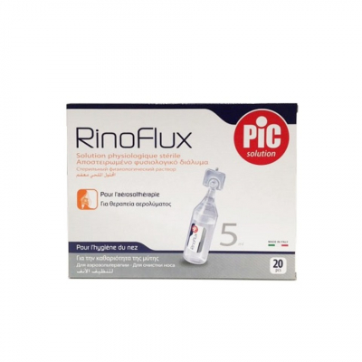 shop now Rinoflux Saline Solution 20 X 5Ml  Available at Online  Pharmacy Qatar Doha 