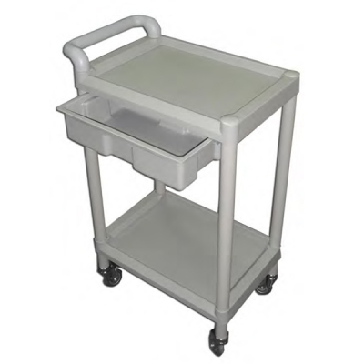 shop now Trolley 3-Shelf 1-Drow Plastic - Tianjin  Available at Online  Pharmacy Qatar Doha 