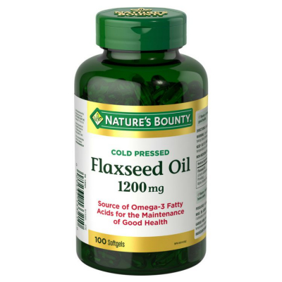 shop now Flaxseed Oil [1200Mg] Softgels 100'S - Nb  Available at Online  Pharmacy Qatar Doha 
