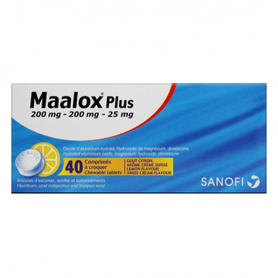 shop now Maalox Plus Tablets 40'S  Available at Online  Pharmacy Qatar Doha 