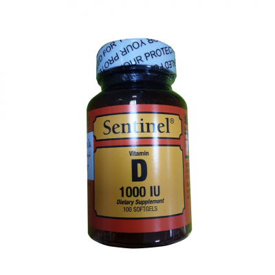 shop now Vitamin [D3 1000Iu] Softgels 100'S - Sentinal  Available at Online  Pharmacy Qatar Doha 