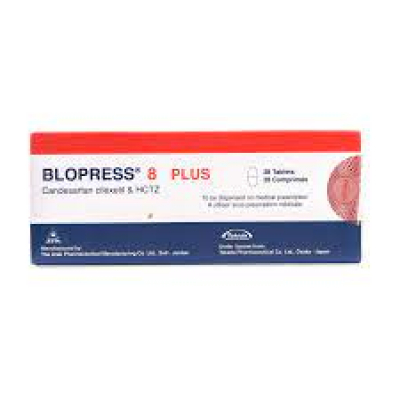 shop now Blopress 8Mg Plus Tablets 28'S  Available at Online  Pharmacy Qatar Doha 