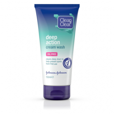 shop now J&J C&C Deep Action Cream Cleanser 150Ml  Available at Online  Pharmacy Qatar Doha 