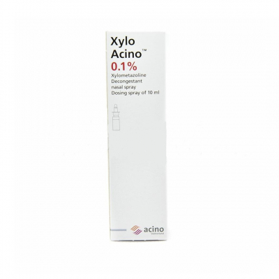 shop now Xylo-Acino 0.1% Nasal Spray 10Ml  Available at Online  Pharmacy Qatar Doha 