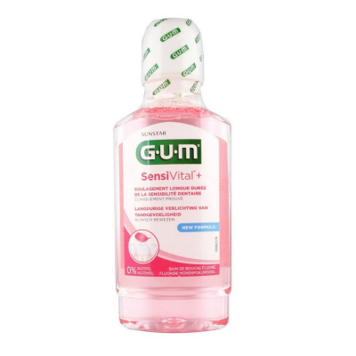 shop now Gum Sensivital Mouthrinse 300Ml #1727  Available at Online  Pharmacy Qatar Doha 