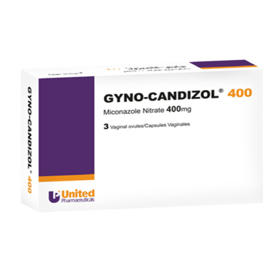 shop now Gyno Candizol 400 Mg Vaginal Ovules 3'S  Available at Online  Pharmacy Qatar Doha 