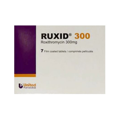 shop now Ruxid 300Mg Tablets 7'S  Available at Online  Pharmacy Qatar Doha 