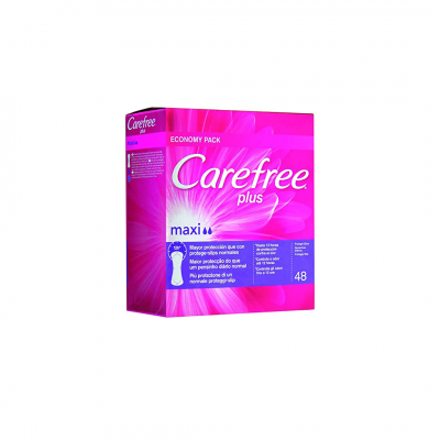 shop now CAREFREE PLUS  LARGE FRESH ALOE VERA  48'S  Available at Online  Pharmacy Qatar Doha 