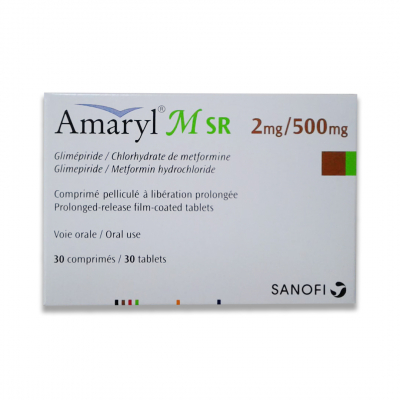 shop now Amaryl -M (Sr) Tablet 30'S  Available at Online  Pharmacy Qatar Doha 