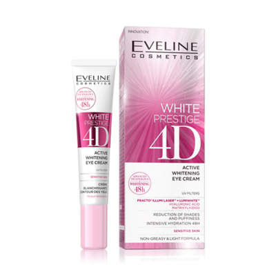 shop now EVELINE WHITE PRESTIGE WHITEING EYE CREAM 20ML  Available at Online  Pharmacy Qatar Doha 