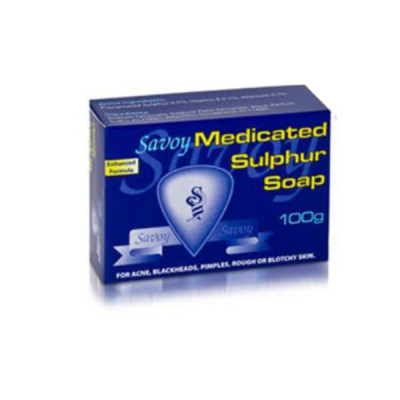 shop now Savoy Medicated Sulphur Soap 100G  Available at Online  Pharmacy Qatar Doha 