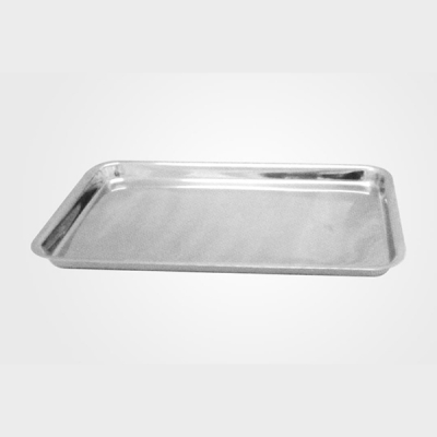 shop now Tray Shallow Stainless Steel - Narang  Available at Online  Pharmacy Qatar Doha 