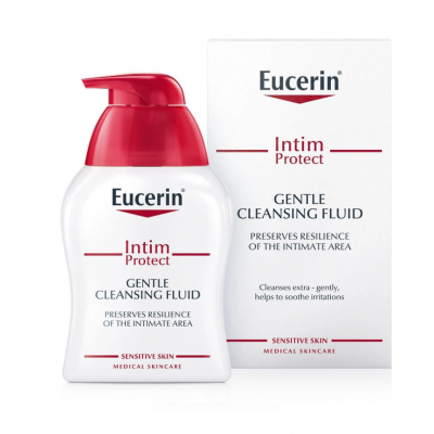 shop now Eucerin Intim Protect Cleansing Lotion 250Ml #63095  Available at Online  Pharmacy Qatar Doha 
