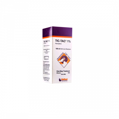 shop now Tic- Tac 1% Antilice Shampoo 100Ml  Available at Online  Pharmacy Qatar Doha 