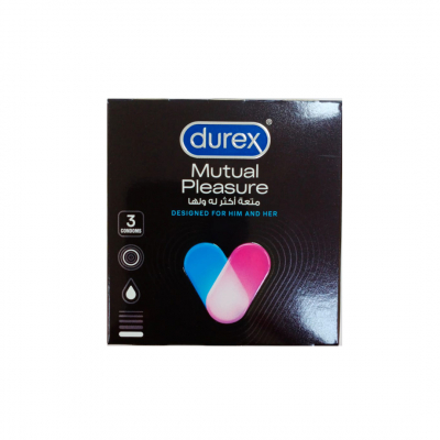 shop now Durex Mutual Pleasure Condoms 3'S  Available at Online  Pharmacy Qatar Doha 