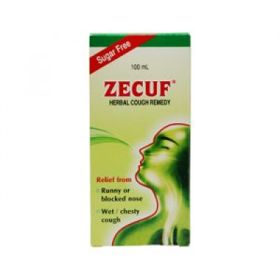shop now Zecuf Sugar Free Cough Syrup 100Ml  Available at Online  Pharmacy Qatar Doha 