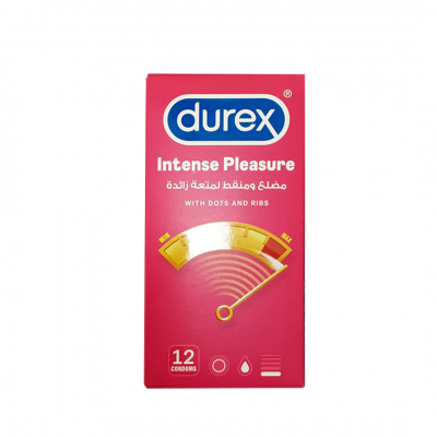 shop now Durex Intense Pleasure Condom 12'S  Available at Online  Pharmacy Qatar Doha 
